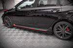 Maxton Parts - Seitenschweller Ansatz (Paar) passend für Hyundai I20 N Mk3 schwarz matt