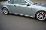 Maxton Parts - Seitenschweller Ansatz (Paar) passend für Infiniti G35 Coupe schwarz Hochglanz