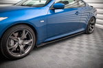 Maxton Parts - Seitenschweller Ansatz (Paar) passend für Infiniti G37 Coupe schwarz Hochglanz