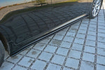 Maxton Parts - Seitenschweller Ansatz (Paar) passend für Infiniti G37 Limousine schwarz Hochglanz