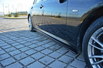 Maxton Parts - Seitenschweller Ansatz (Paar) passend für Infiniti G37 Limousine schwarz Hochglanz