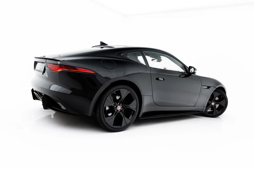 Maxton Parts - Seitenschweller Ansatz (Paar) passend für Jaguar F-Type X152 Facelift 2 schwarz matt