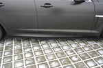 Maxton Parts - Seitenschweller Ansatz (Paar) passend für Jaguar XF (X250) MK1 SPORTBRAKE S-PACK schwarz Hochglanz