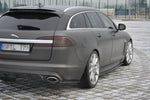Maxton Parts - Seitenschweller Ansatz (Paar) passend für Jaguar XF (X250) MK1 SPORTBRAKE S-PACK schwarz Hochglanz