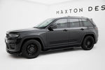 Maxton Parts - Seitenschweller Ansatz (Paar) passend für Jeep Grand Cherokee Trailhawk Mk5 schwarz Hochglanz