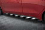 Maxton Parts - Seitenschweller Ansatz (Paar) passend für Kia Ceed GT / GT-Line Mk3 / Proceed Mk1 schwarz Hochglanz