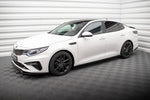 Maxton Parts - Seitenschweller Ansatz (Paar) passend für Kia Optima Mk4 FL schwarz Hochglanz