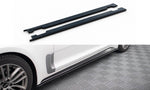 Maxton Parts - Seitenschweller Ansatz (Paar) passend für Kia Stinger GT / GT-Line / Standard Mk1 schwarz Hochglanz