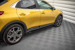 Maxton Parts - Seitenschweller Ansatz (Paar) passend für Kia XCeed Mk1 schwarz Hochglanz