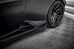 Maxton Parts - Seitenschweller Ansatz (Paar) passend für Lamborghini Huracan EVO schwarz Hochglanz