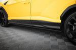 Maxton Parts - Seitenschweller Ansatz (Paar) passend für Lamborghini Urus Mk1 schwarz Hochglanz