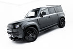 Maxton Parts - Seitenschweller Ansatz (Paar) passend für Land Rover Defender 110 Mk4 schwarz Hochglanz