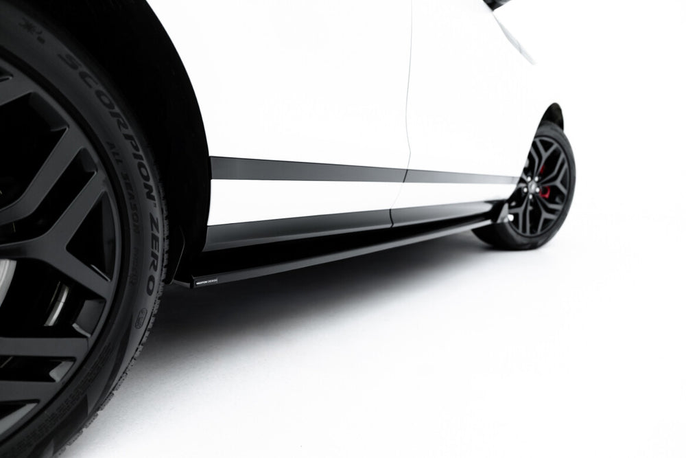 Maxton Parts - Seitenschweller Ansatz (Paar) passend für Land Rover Range Rover Evoque Dynamic Mk2 schwarz Hochglanz