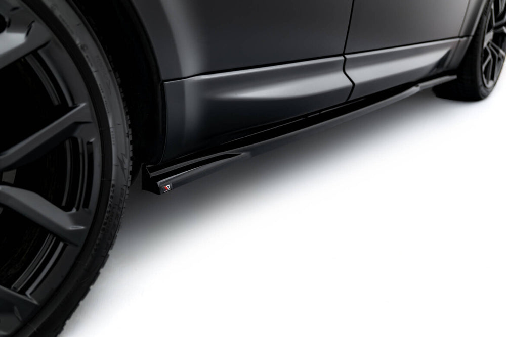 Maxton Parts - Seitenschweller Ansatz (Paar) passend für Land Rover Range Rover Sport Mk2 schwarz Hochglanz