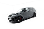 Maxton Parts - Seitenschweller Ansatz (Paar) passend für Land Rover Range Rover SVR Mk2 FL schwarz Hochglanz