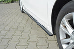 Maxton Parts - Seitenschweller Ansatz (Paar) passend für Lexus CT Mk1 FL schwarz Hochglanz