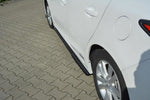 Maxton Parts - Seitenschweller Ansatz (Paar) passend für Lexus CT Mk1 FL schwarz Hochglanz