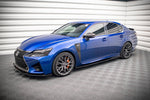 Maxton Parts - Seitenschweller Ansatz (Paar) passend für Lexus GS F Mk4 FL schwarz Hochglanz