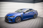 Maxton Parts - Seitenschweller Ansatz (Paar) passend für Lexus GS F Mk4 FL schwarz matt