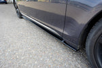 Maxton Parts - Seitenschweller Ansatz (Paar) passend für Lexus GS Mk3 schwarz Hochglanz