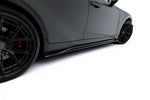 Maxton Parts - Seitenschweller Ansatz (Paar) passend für Lexus IS 500 Mk3 Facelift 2 (XE30) schwarz Hochglanz