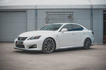 Maxton Parts - Seitenschweller Ansatz (Paar) passend für Lexus IS F Mk2 schwarz matt
