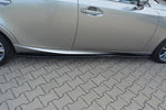 Maxton Parts - Seitenschweller Ansatz (Paar) passend für Lexus IS Mk3/ Mk3 FL schwarz Hochglanz
