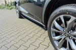 Maxton Parts - Seitenschweller Ansatz (Paar) passend für Lexus NX Mk1 /Mk1 FL schwarz Hochglanz