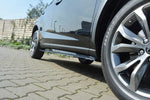 Maxton Parts - Seitenschweller Ansatz (Paar) passend für Lexus NX Mk1 /Mk1 FL schwarz Hochglanz