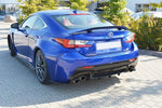 Maxton Parts - Seitenschweller Ansatz (Paar) passend für Lexus RC F schwarz Hochglanz