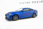 Maxton Parts - Seitenschweller Ansatz (Paar) passend für Lexus RC Mk1 schwarz Hochglanz