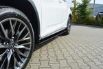Maxton Parts - Seitenschweller Ansatz (Paar) passend für Lexus RX Mk4 schwarz Hochglanz