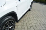 Maxton Parts - Seitenschweller Ansatz (Paar) passend für Lexus RX Mk4 schwarz Hochglanz