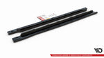 Maxton Parts - Seitenschweller Ansatz (Paar) passend für Lexus UX F-Sport Mk1 schwarz Hochglanz