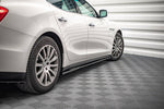 Maxton Parts - Seitenschweller Ansatz (Paar) passend für Maserati Ghibli Mk3 schwarz Hochglanz