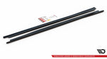Maxton Parts - Seitenschweller Ansatz (Paar) passend für Maserati Ghibli Mk3 schwarz Hochglanz