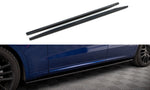 Maxton Parts - Seitenschweller Ansatz (Paar) passend für Maserati Levante GTS / Trofeo Mk1 schwarz Hochglanz