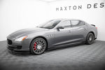 Maxton Parts - Seitenschweller Ansatz (Paar) passend für Maserati Quattroporte Mk6 schwarz Hochglanz