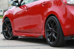 Maxton Parts - Seitenschweller Ansatz (Paar) passend für Mazda 3 MK2 MPS schwarz matt