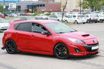 Maxton Parts - Seitenschweller Ansatz (Paar) passend für Mazda 3 MK2 MPS schwarz matt