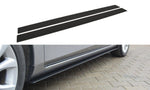 Maxton Parts - Seitenschweller Ansatz (Paar) passend für Mazda 3 MK2 SPORT (vor FL) schwarz matt