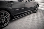 Maxton Parts - Seitenschweller Ansatz (Paar) passend für Mazda 3 MPS Mk1 schwarz matt