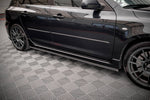 Maxton Parts - Seitenschweller Ansatz (Paar) passend für Mazda 3 MPS Mk1 schwarz matt