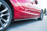 Maxton Parts - Seitenschweller Ansatz (Paar) passend für Mazda 6 Limousine GJ (Mk3) schwarz Hochglanz
