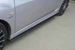 Maxton Parts - Seitenschweller Ansatz (Paar) passend für Mazda 6 MK2 SPORT HATCH (GH-SERIES) vor FL schwarz Hochglanz