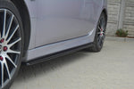 Maxton Parts - Seitenschweller Ansatz (Paar) passend für Mazda 6 MK2 SPORT HATCH (GH-SERIES) vor FL schwarz Hochglanz