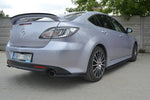 Maxton Parts - Seitenschweller Ansatz (Paar) passend für Mazda 6 MK2 SPORT HATCH (GH-SERIES) vor FL schwarz Hochglanz