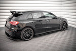 Maxton Parts - Seitenschweller Ansatz (Paar) passend für Mercedes A35 AMG / AMG-Line Aero Pack W177 schwarz matt