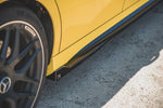 Maxton Parts - Seitenschweller Ansatz (Paar) passend für Mercedes-AMG A 45 S W177 schwarz Hochglanz