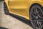 Maxton Parts - Seitenschweller Ansatz (Paar) passend für Mercedes-AMG A 45 S W177 schwarz Hochglanz